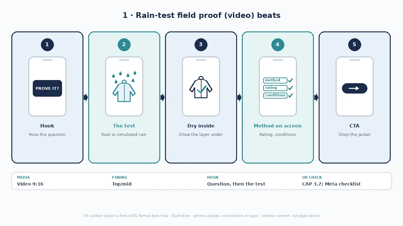 Rain-test field proof diagram